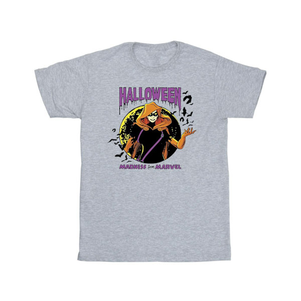 Marvel Herr Svart Änka Halloween T-shirt L Sports Grå Sports Grey L