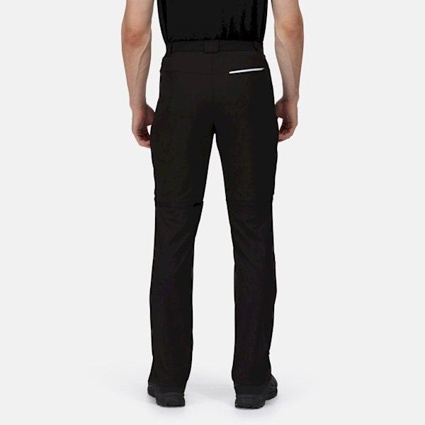 Regatta Mountain Zip-Off Herrbyxor 40S Svart/Svart Black/Black 40S