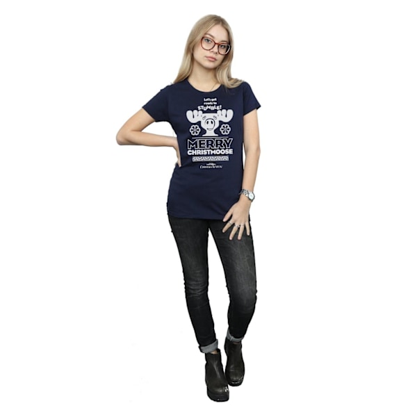 National Lampoon's Christmas Vacation Dam/Damer Merry Chris Navy Blue M