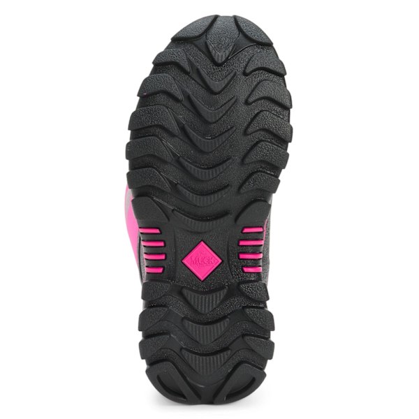 Muck Boots Dam/Dam Arctic Sport Tall Pill On Wellie Boots Black/Pink 6 UK