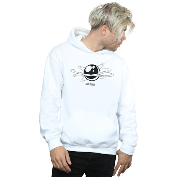 Ready Player One Herr Zero G Club Logotyp Hoodie 5XL Vit White 5XL