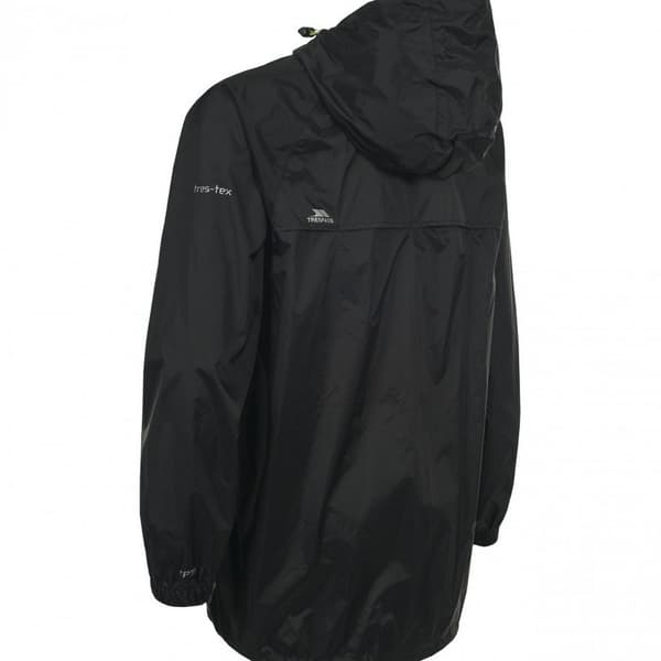 Trespass Barn/Barn Qikpac Vattentät Packaway Jacka 5/6 År Black 5/6 Years