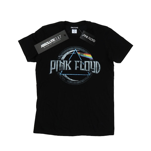 Pink Floyd Pojkar Dark Side Of The Moon Cirkelformad Logotyp T-Shirt 7-8 Black 7-8 Years
