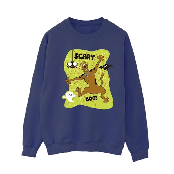 Scooby Doo Dam/Kvinnor Läskig Bu! Sweatshirt M Marinblå Navy Blue M