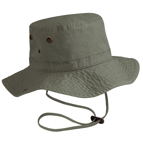 Beechfield Unisex Outback UPF50 skydd sommarhatt / huvudbonad Olive Green One Size