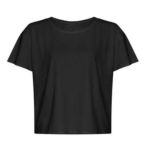 Awdis Dam/Kvinnor Öppen Rygg T-Shirt XL Jet Black Jet Black XL