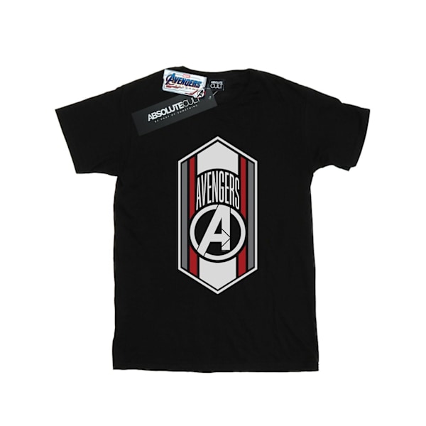 Marvel Girls Avengers Endgame Team Icon Bomull T-shirt 7-8 år Black 7-8 Years