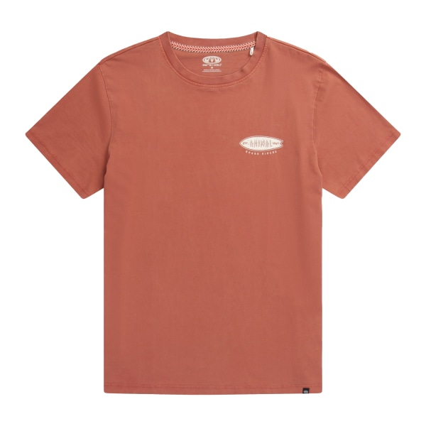 Animal Mens Chase Grafiskt print Ekologisk T-shirt L Orange Orange L