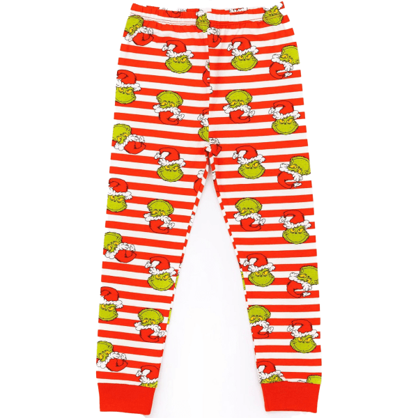 The Grinch Childrens/Kids Slim Christmas Long Pyjamas Set 3-4 Ye Blue/Red/White 3-4 Years