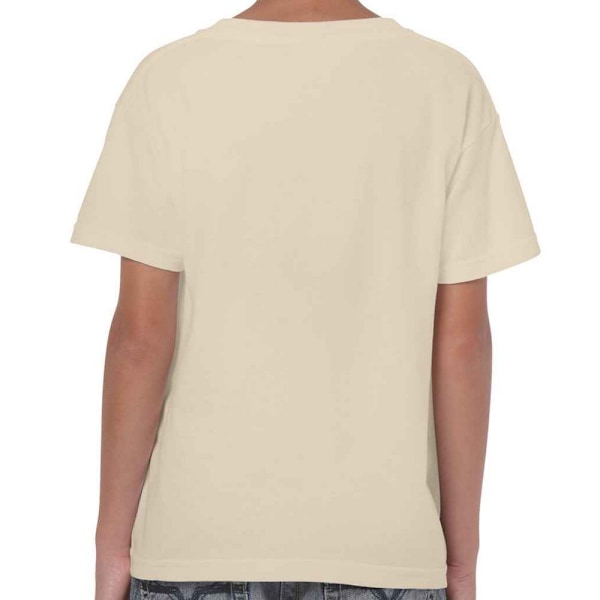 Gildan Barn/Barn Plain Bomull T-shirt 9-11 År Sand Sand 9-11 Years