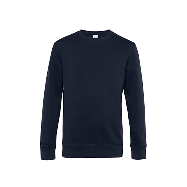 B&C Herr King Crew Neck Sweater S Marinblå Navy Blue S