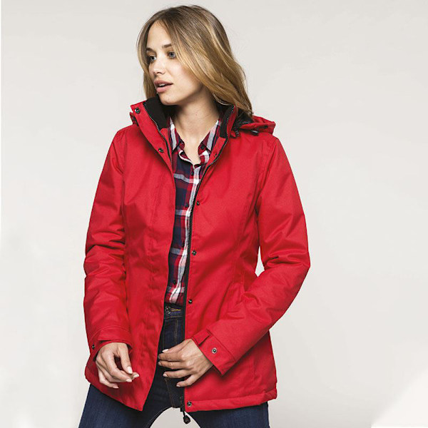 Kariban Dam/Dam Parka Jacka S Röd Red S