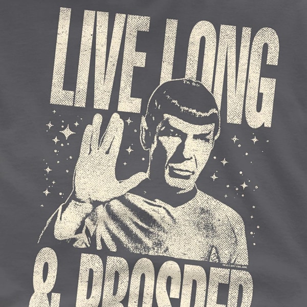 Star Trek: The Original Series Herr Prosper Spock T-shirt 4XL C Charcoal 4XL
