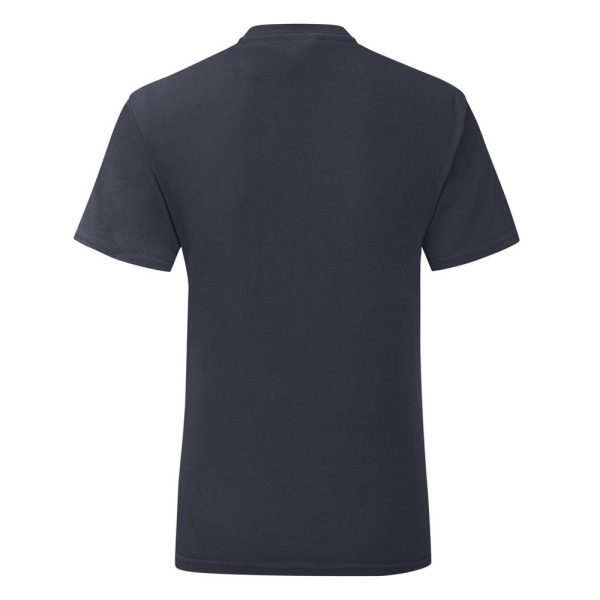 Fruit Of The Loom Girls Iconic T-Shirt 5-6 år Marinblå Deep Navy 5-6 Years