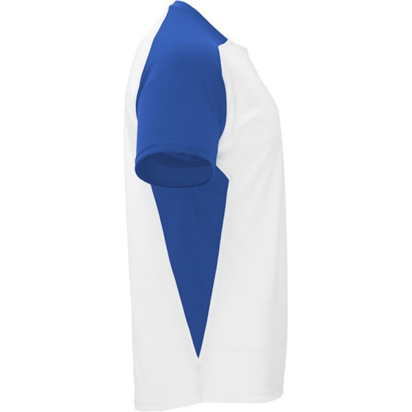 Roly Barn/Barn Bugatti Kortärmad Sport T-shirt 4 År White/Royal Blue 4 Years