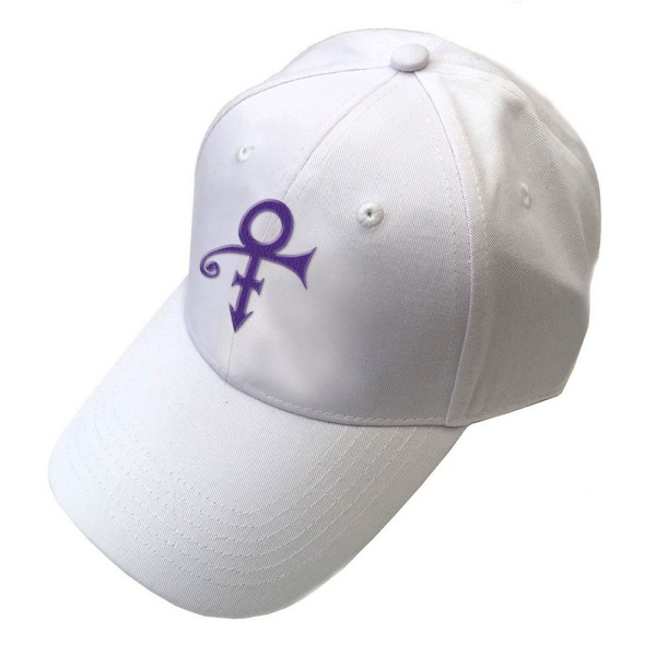 Prince Unisex cap för vuxensymbol One Size Vit/lila White/Purple One Size