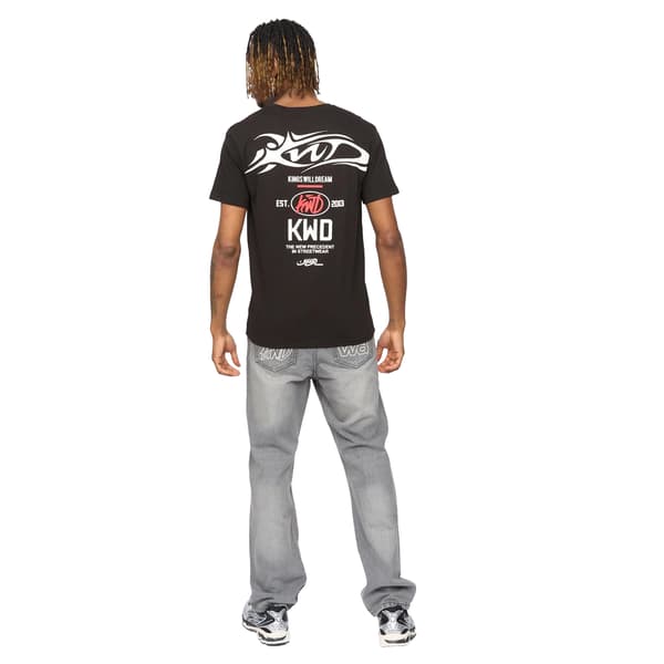 Kings Will Dream Herr Tatuering T-shirt L Svart Black L