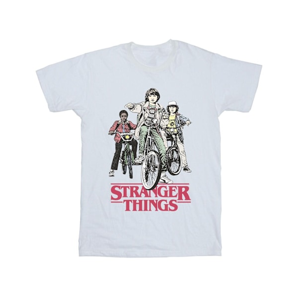 Netflix Stranger Things Retro Bikers T-shirt XXL Vit White XXL