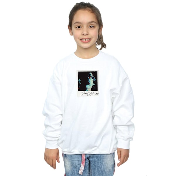 Janis Joplin Girls Memories 1970 Sweatshirt 5-6 år Vit White 5-6 Years