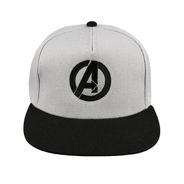 Avengers keps med logotyp för män, One Size, grå/svart Grey/Black One Size