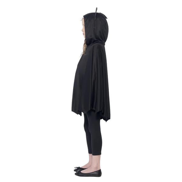 Smiffys Barn/Barn Bat Cape 7-9 År Svart Black 7-9 Years