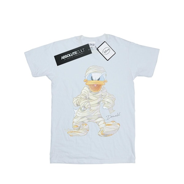 Disney Girls Mummy Donald Duck Bomull T-shirt 12-13 År Vit White 12-13 Years