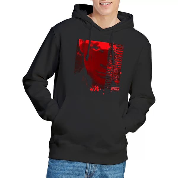Dexter Normal Hoodie för män S Svart Black S