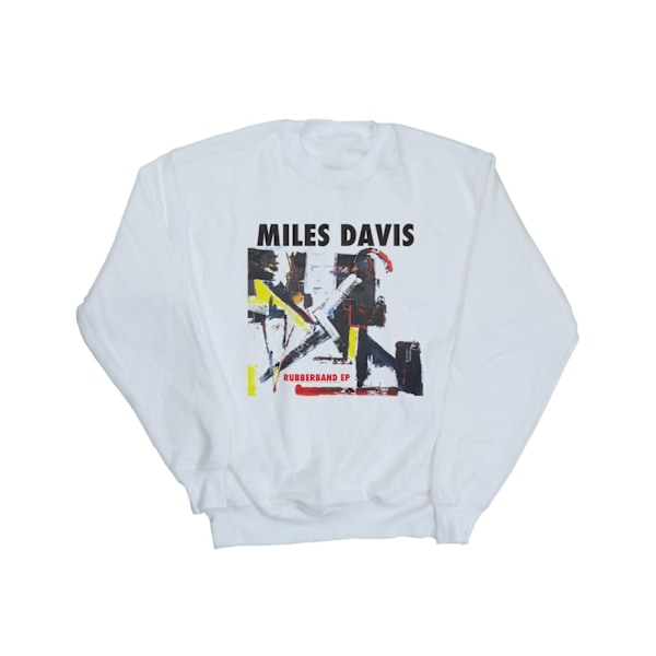 Miles Davis Girls Rubberband EP Sweatshirt 12-13 år Vit White 12-13 Years