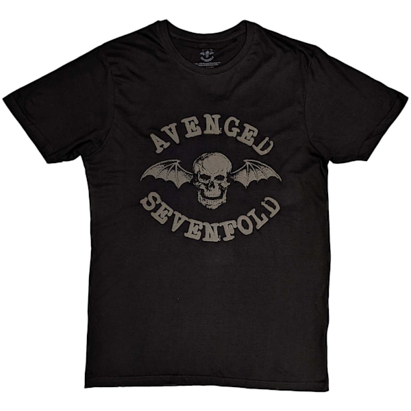 Avenged Sevenfold Unisex Adult Deathbat Hi-Build T-Shirt M Svart Black M