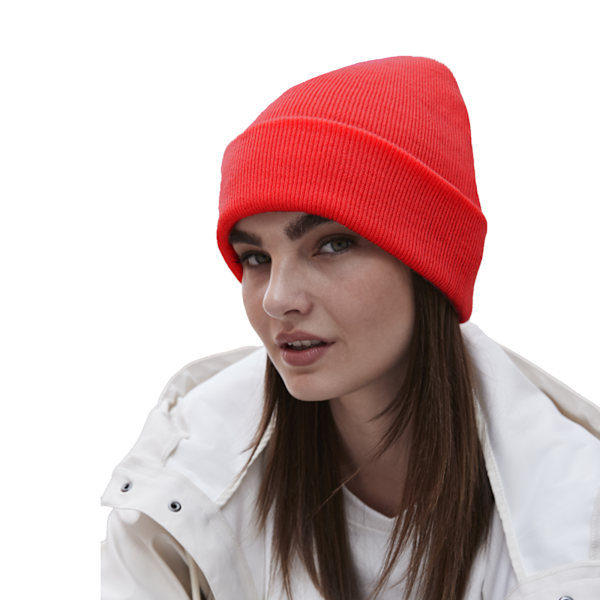 Beechfield Unisex Vuxen Original Cuffed Beanie One Size Bright Bright Red One Size