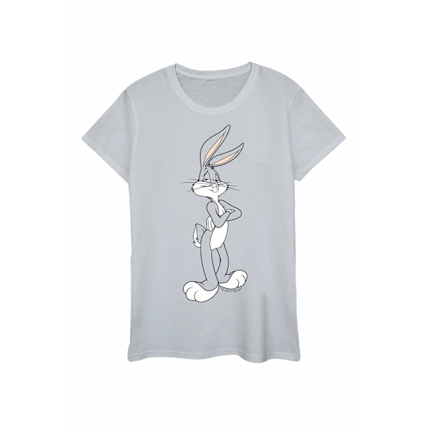 Looney Tunes Dam/Damer Bugs Bunny Korsa Armar Bomull T-shirt Sports Grey XL