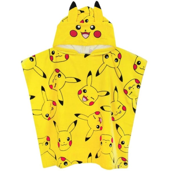 Pokemon Barn/Barn Pikachu Hooded Handduk One Size Gul Yellow One Size