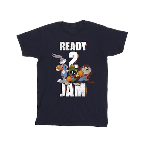 Space Jam: A New Legacy Boys Ready 2 Jam T-shirt 12-13 år Marinblå Navy Blue 12-13 Years