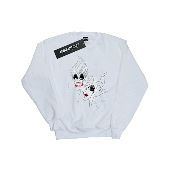 Disney Boys Villains Wicked Women Sweatshirt 5-6 år Vit White 5-6 Years