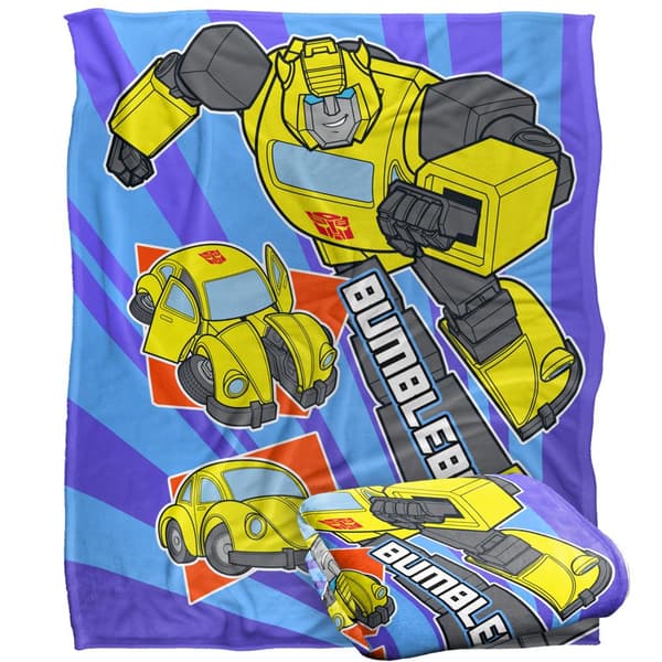 Transformers Bumblebee Filt En Storlek Vit White One Size
