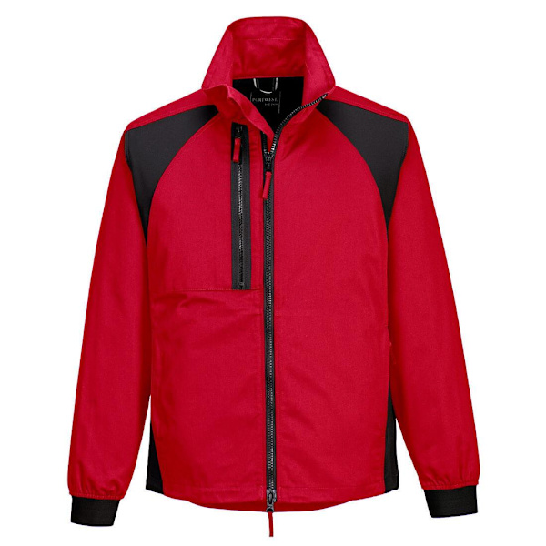 Portwest WX2 Stretch Arbetsjacka för Män XXL Djupröd Deep Red XXL
