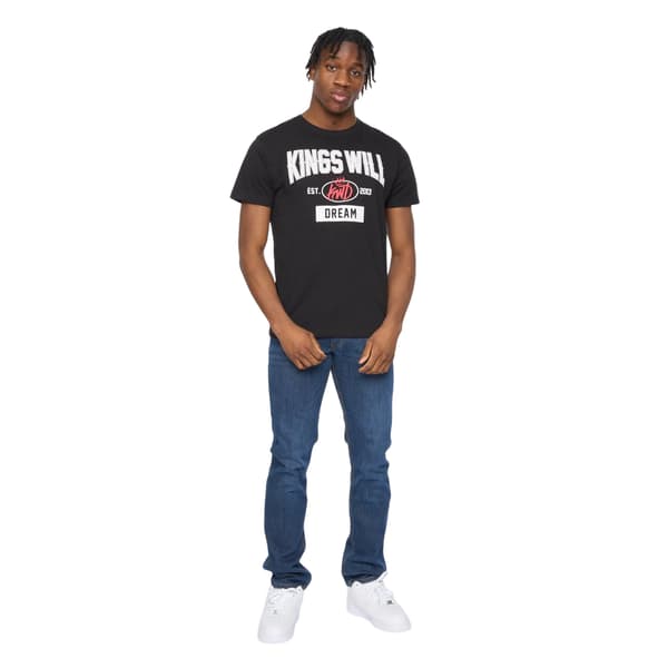 Kings Will Dream Knockout T-shirt för män M Vit White M