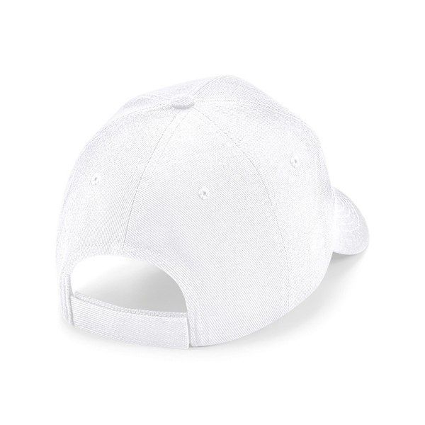 Beechfield Unisex Ultimate 6 Panel Cap One Size Vit White One Size