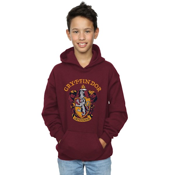 Harry Potter Pojkar Gryffindor Crest Hoodie 3-4 År Bourgogne Burgundy 3-4 Years