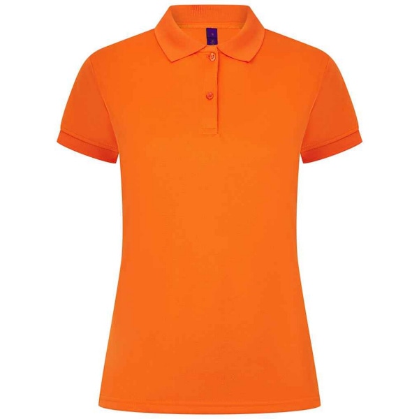 Henbury Dam/Dam Piqué Pikétröja XL Klarorange Bright Orange XL