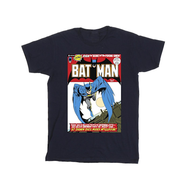 DC Comics Boys Running Batman Cover T-Shirt 7-8 år Marinblå Navy Blue 7-8 Years
