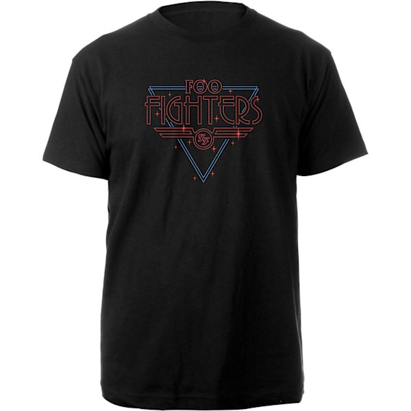 Foo Fighters Unisex Adult Disco Outline T-Shirt XL Svart Black XL