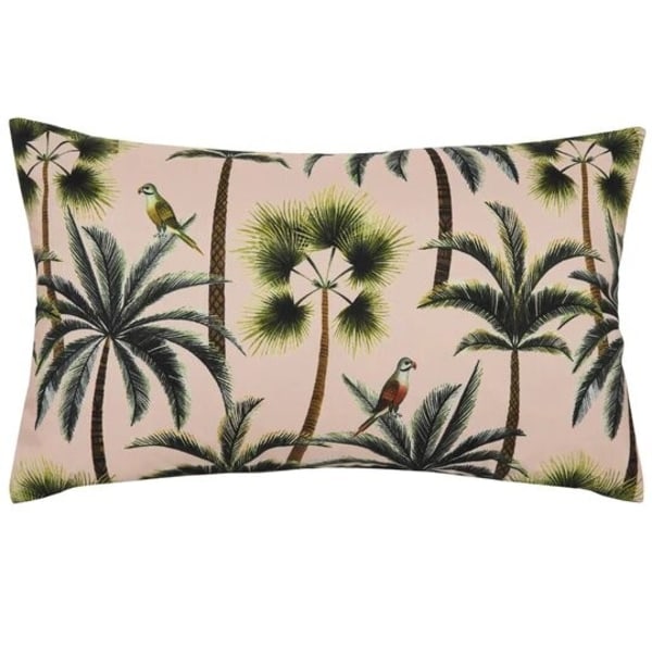 Evans Lichfield Palm Tree Utomhuskuddfodral One Size Blush Blush One Size