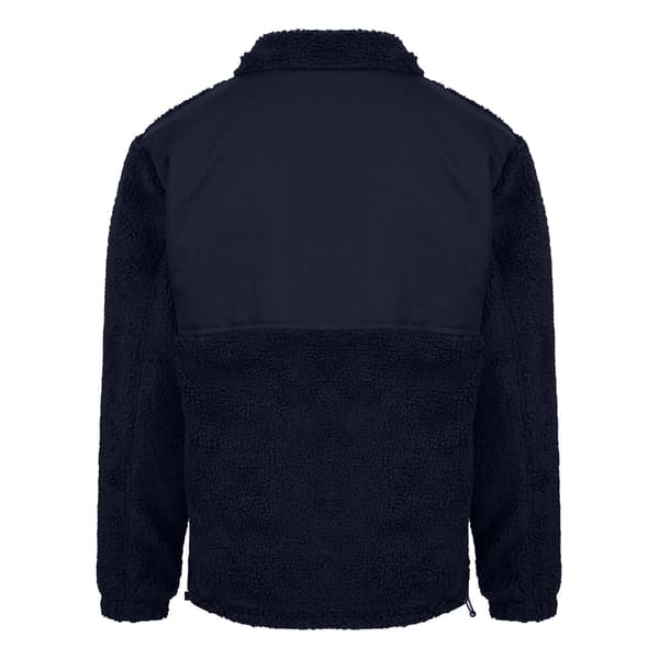 Front Row Sherpa Återvunnen Fleecejacka Herr S Marinblå Navy S