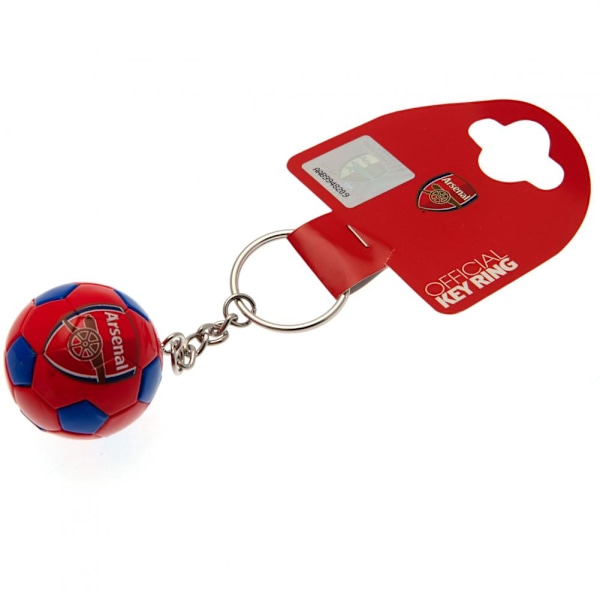 Arsenal FC Fotbollsnyckelring En Storlek Röd Red One Size