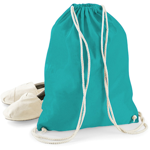 Westford Mill Bomullssäck - 12 liter En storlek Smaragd Emerald One Size