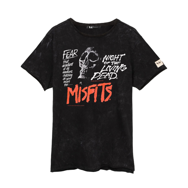 Misfits Unisex Vuxen Night Of The Living Dead T-shirt XL Svart/ Black/White XL