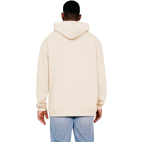 Casual Classics Herr Ringspun Bomull Hög Överdimensionerad Hoodie S Ecru Ecru S