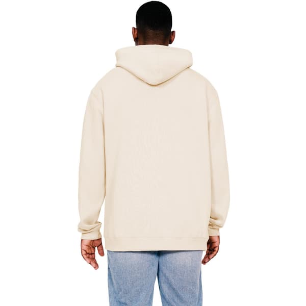 Casual Classics Herr Ringspun Bomull Stor Hög Oversized Hoodie S Ec Ecru S
