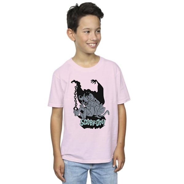 Scooby Doo Boys Scared Jump T-shirt 12-13 år Babyrosa Baby Pink 12-13 Years